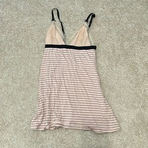 Comfy Jersey Nightgown with Lace Cups